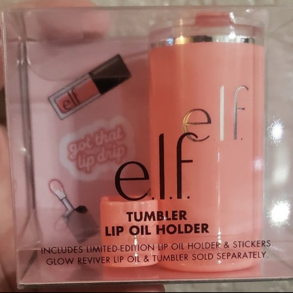 Stanley x Elf Lip Oil Glow Holder Coral Fixation